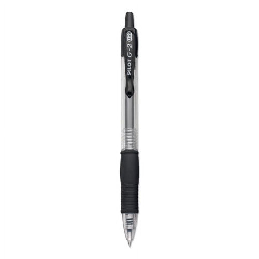 G2 Premium Gel Pen Convenience Pack, Retractable, Extra-Fine 0.38 Mm, Black Ink, Clear/black Barrel, Dozen | Bundle of 2 Dozen
