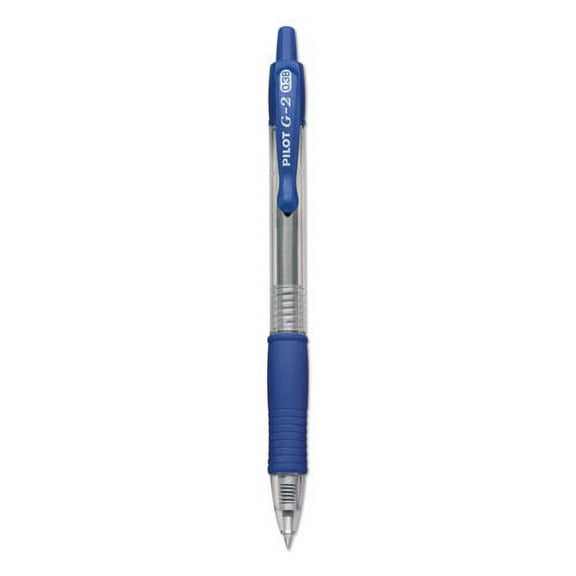 G2 Premium Gel Pen Convenience Pack, Retractable, Extra-Fine 0.38 Mm, Blue Ink, Clear/blue Barrel, Dozen | Bundle of 2 Dozen