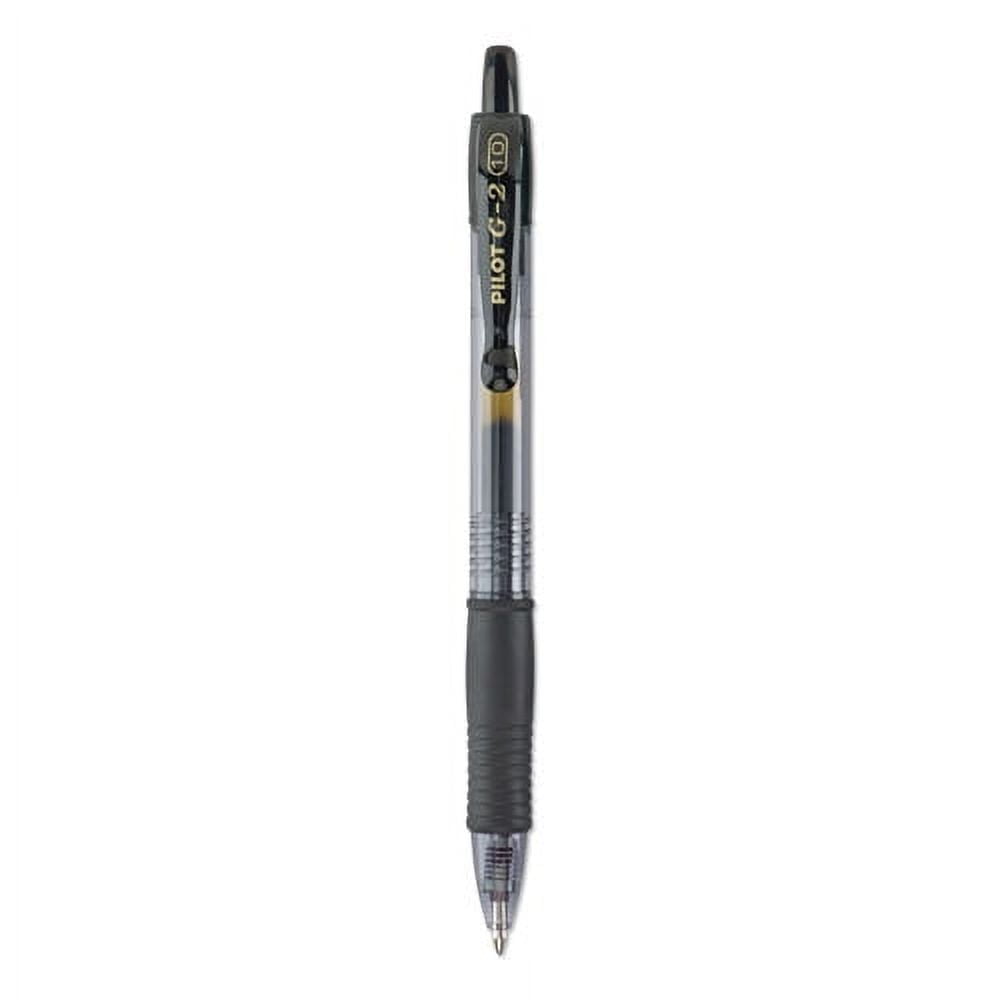 G2 Premium Gel Pen, Retractable, Bold 1 Mm, Black Ink, Smoke Barrel, Dozen | Bundle of 2 Dozen
