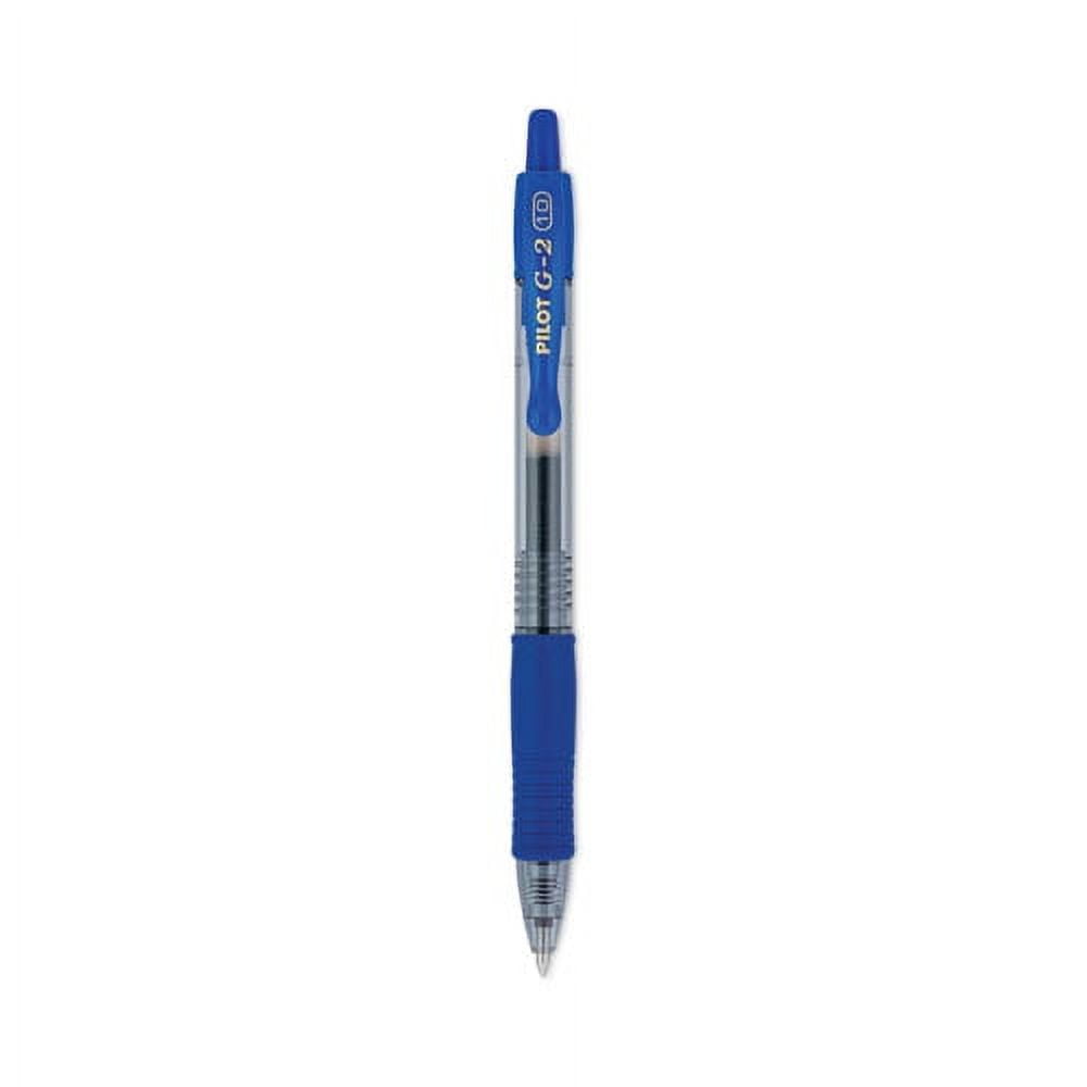 G2 Premium Gel Pen, Retractable, Bold 1 mm, Blue Ink, Smoke/Blue Barrel,  Dozen - Office Source 360