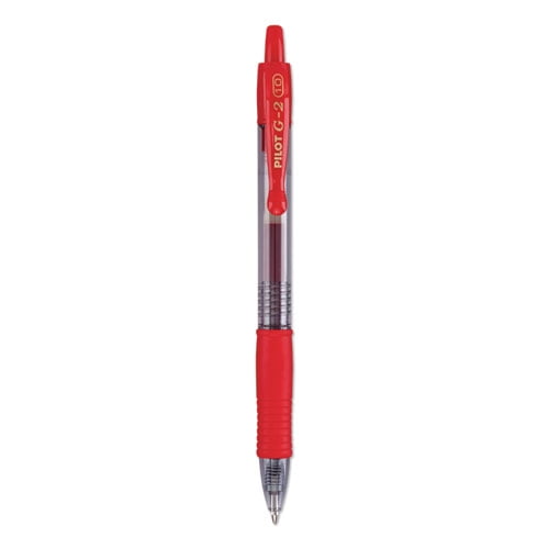 G2 Premium Gel Pen, Retractable, Bold 1 Mm, Red Ink, Smoke Barrel, Dozen | Bundle of 2 Dozen