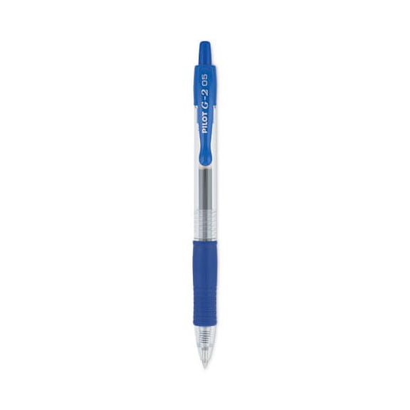 G2 Premium Gel Pen, Retractable, Extra-Fine 0.5 Mm, Blue Ink, Smoke Barrel, Dozen | Bundle of 10 Dozen
