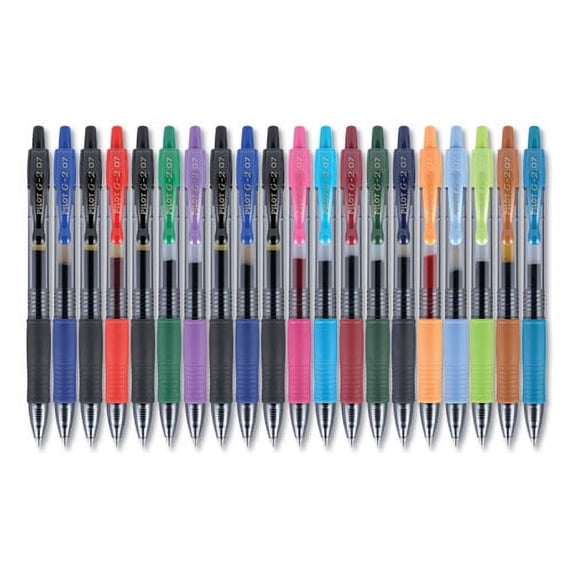 G2 Premium Gel Pen, Retractable, Fine 0.7 Mm, Assorted Ink And Barrel Colors, 20/pack | Bundle of 2 Sets