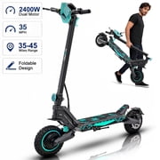 Scoothop G2 Pro 2400W Dual Motor Electric Scooter for Adults, 35 MPH Speed,48V 20Ah Battery,50 Miles Range,10 Off-Road Tires Foldable E-Scooter