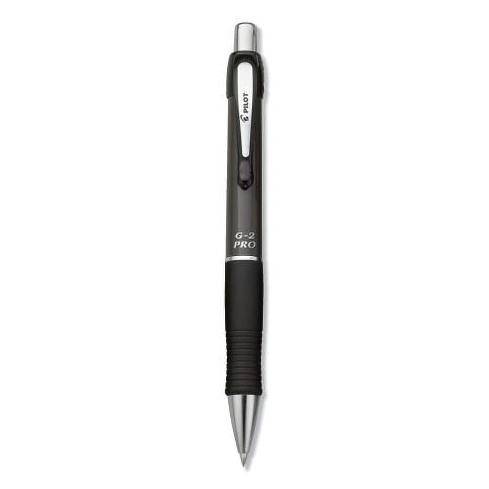 G2 Pro Gel Pen, Retractable, Fine 0.7 Mm, Black Ink, Gray Barrel | Bundle of 10 Each