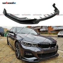 G20 M340i 330i Front M Bumper Lip Splitter Spoiler Gloss Black Compatible for 2019-2022 BMW 3 Series M Bumper Only, MP Style Air Dam Lower Chin Splitter Protection Body Kit