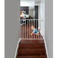 Amazon reinforced retractable baby gates for stairs 55 inch