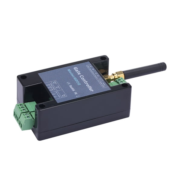 G202 Wireless GSM Gate Opener and Remote Control Door Access Relay Switch, 850/900/1800/1900MHz Quad Bands Single Pole Controller for Security Systems (4.1 x 2 x 1.2 inches / 10.3 x 5 x 3.1 cm)