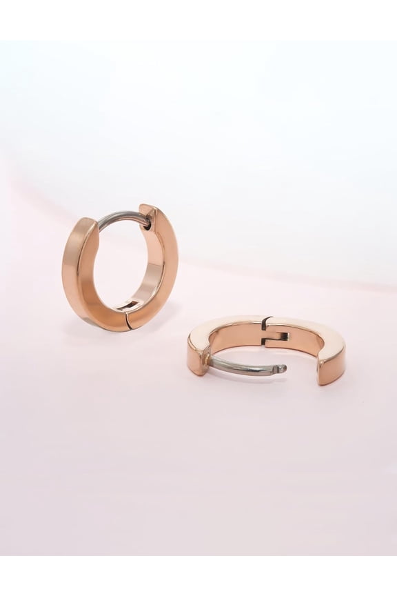 G23 Pure Titanium Hypoallergenic H Ie Hoop Earrings For Women Sensitive Ears[Z2647]