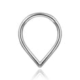 thumbnail image 1 of G23 Titanium Septum Clicker Nose Ring,Triple Double Open Stack Hoop Ring,Daith Helix Rook Conch Tragu Cartilage Piercing Jewelry, 1 of 6