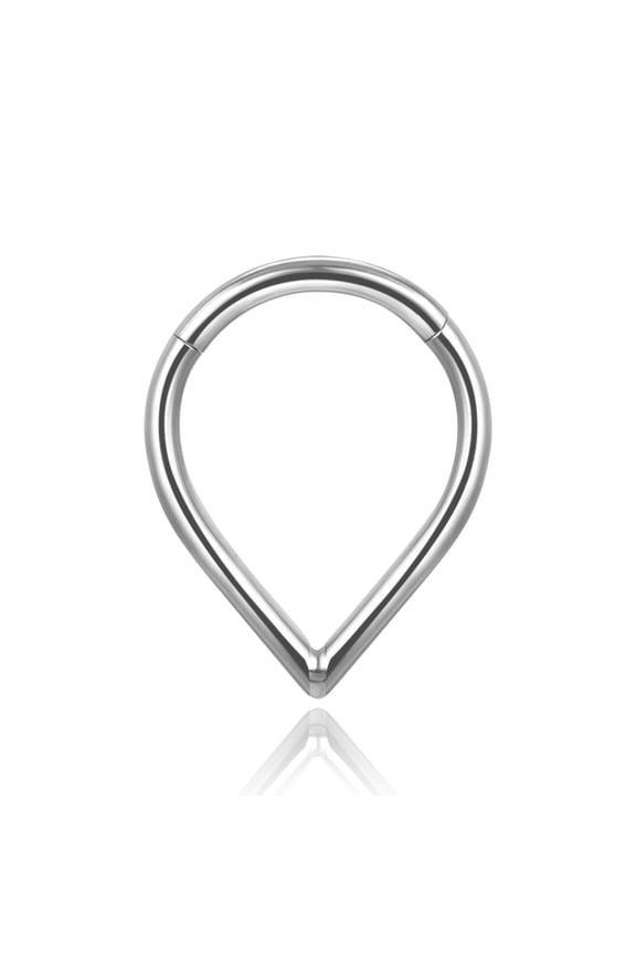 G23 Titanium Septum Clicker Nose Ring,Triple Double Open Stack Hoop Ring,Daith Helix Rook Conch Tragu Cartilage Piercing Jewelry