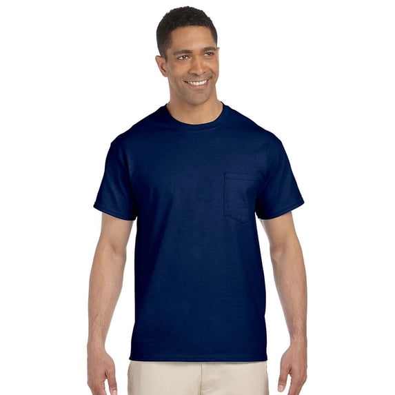 G230 Ultra Cotton Pocket T-Shirt -Navy-X-Large
