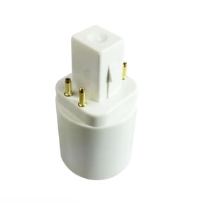 G24q 4 Pin 15mm To E26 E27 Screw LED Light Bulb Lamp Adapter Converter Holder UK W0M1