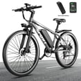 thumbnail image 1 of G26Electric Bike for Adults, 26" 65 Miles 20MPH Ebike, 48V Battery Electric Bicycle for Adults 7 Speed Electric Bicycles Front Fork Suspension,UL2849,Ages 16+, 1 of 7