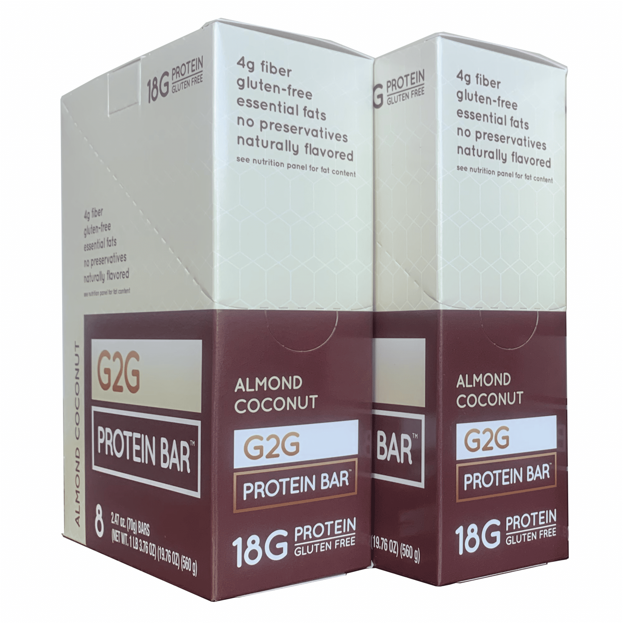 G2G Almond Coconut Protein Bars, GlutenFree, Fresh, Healthy and