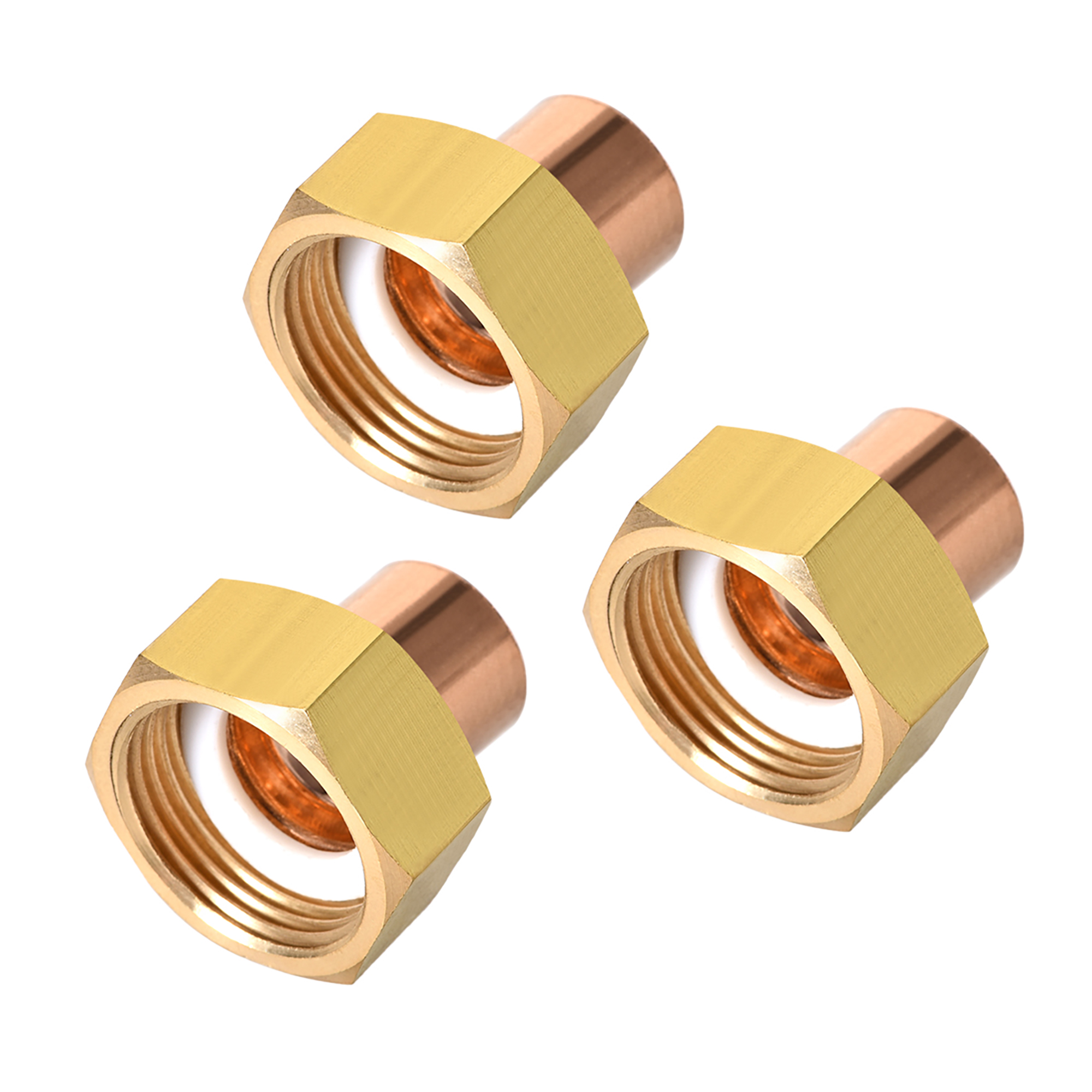 G3/4 Copper Union Fitting with Sweat Solder Joint to Male Threaded Connect for Use 16mm Nominal