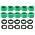 thumbnail image 1 of G3/4" Hex Female Thread PPR Pipe Fitting End Cap, Tubing Stopper for Preventing Leakage, Light Green 20Pcs, 1 of 4