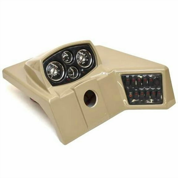 G3 Boat Dash Steering Console 73427520 | Mercury Veethree Gauges Taupe