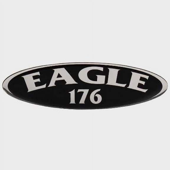 G3 Boat Eagle 176 Decal 153395-01 | Black Silver Vinyl 6 3/4 x 2 Inch