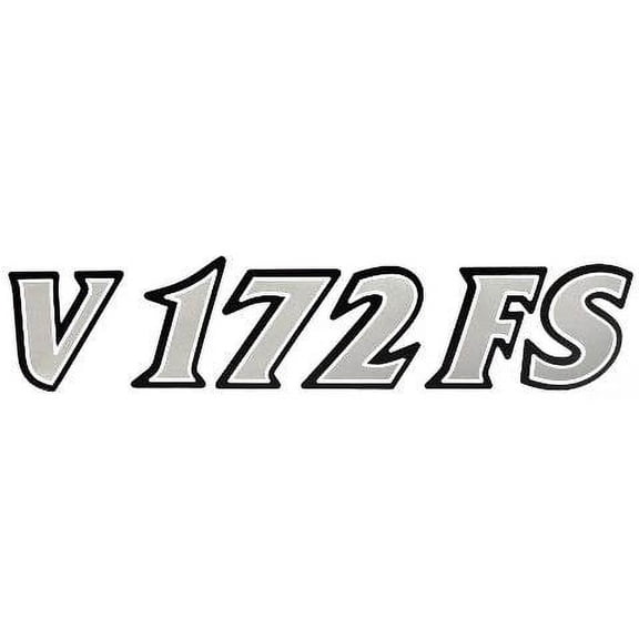 G3 Boat Emblem Decal Sticker | V 172 FS Silver