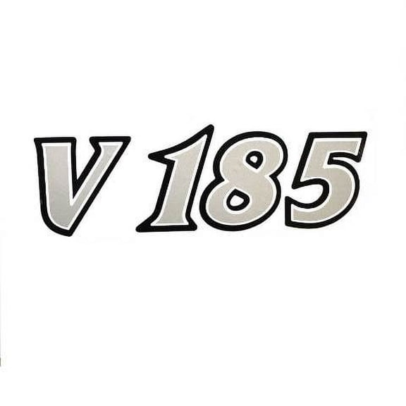 G3 Boat Emblem Decal Sticker | V 185 Metallic Silver Black White