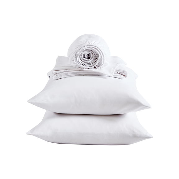 G3 Home 90056 Scarlet Sheet Set, White - Queen Size - 6 Piece