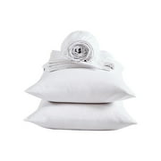 G3 Home 90057 Scarlet Sheet Set, White - King Size - 6 Piece