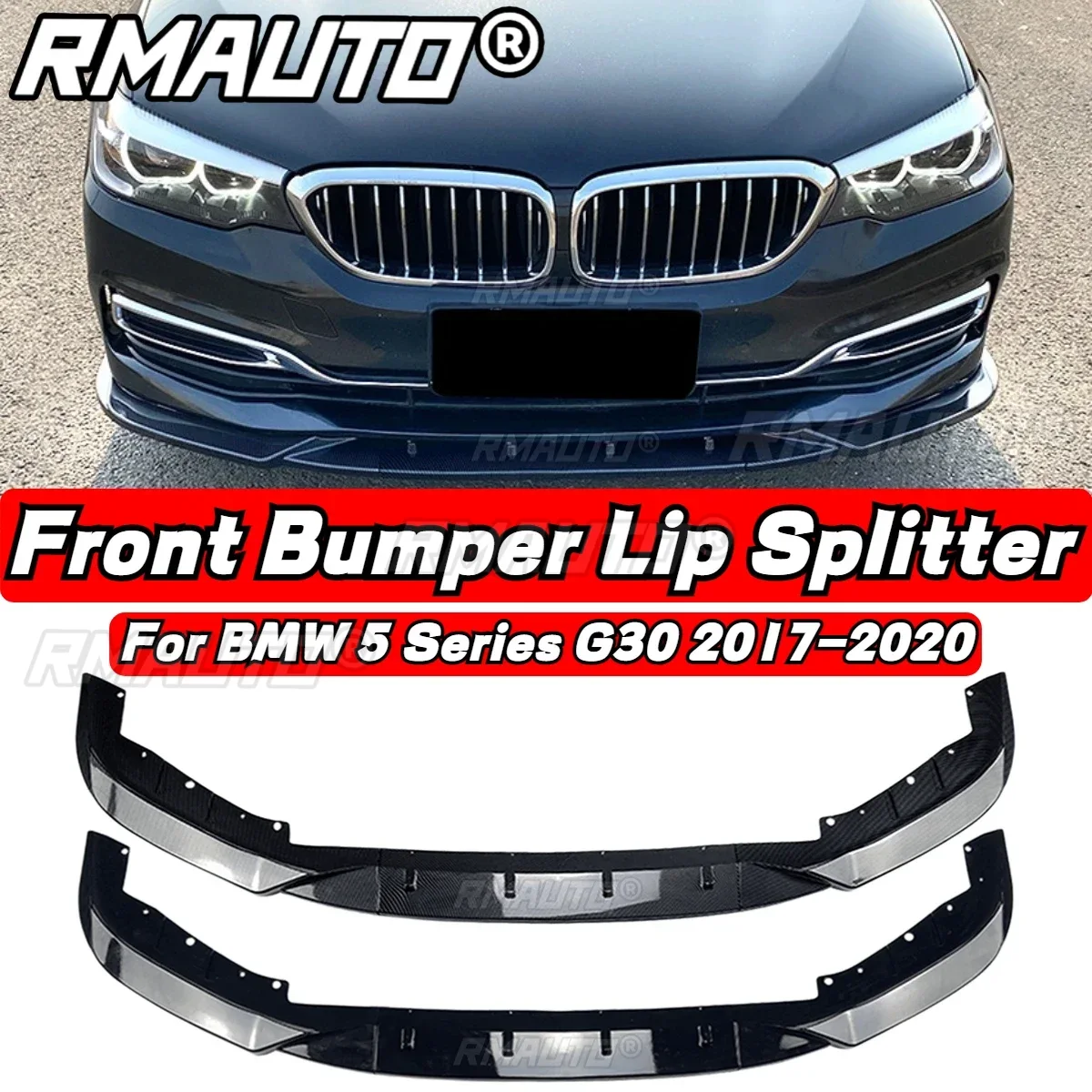 G30 Front Lip Front Bumper Splitter Lip Spoiler Diffuser Bumper Guard ...