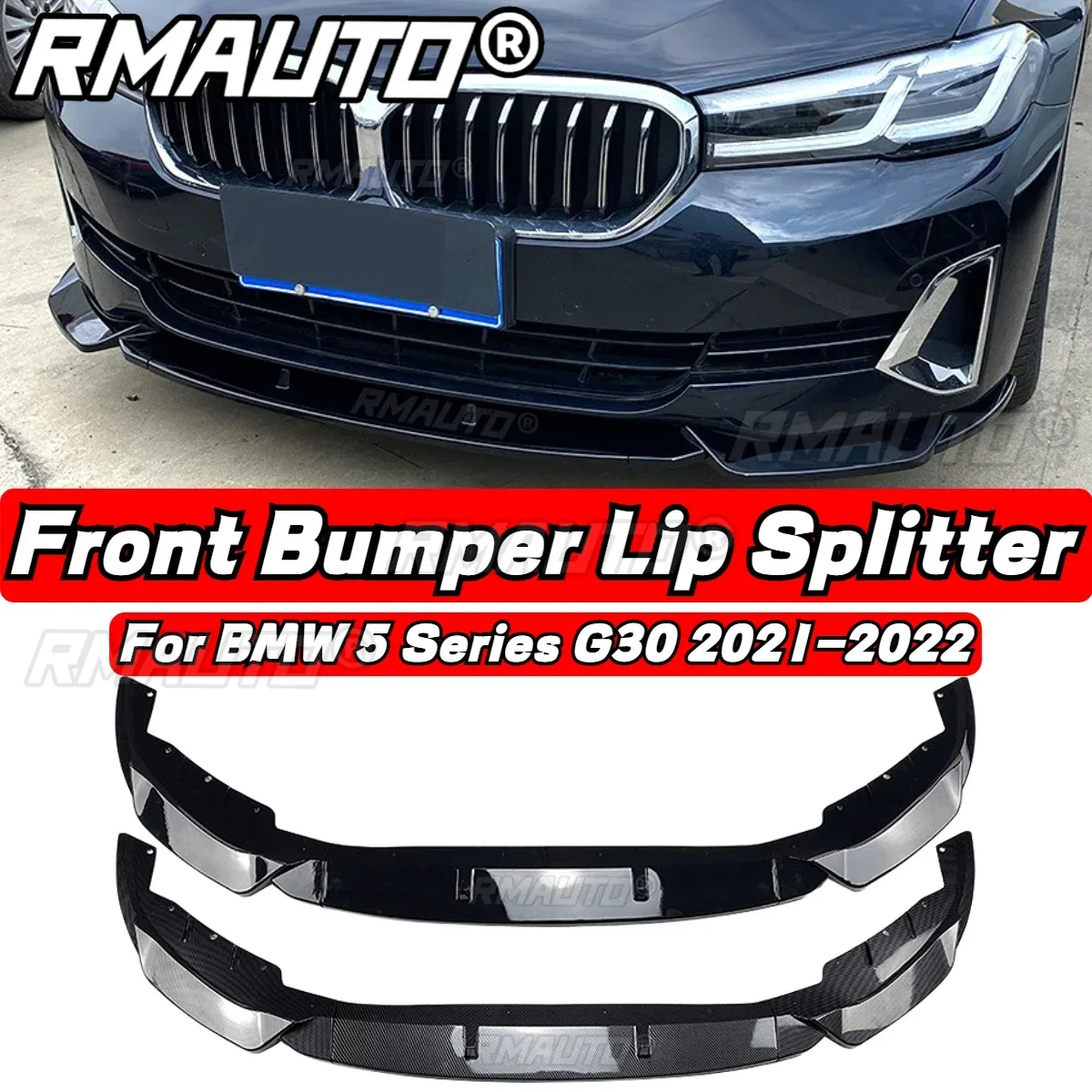 G30 Front Lip Front Bumper Splitter Lip Spoiler Diffuser Bumper Guard ...