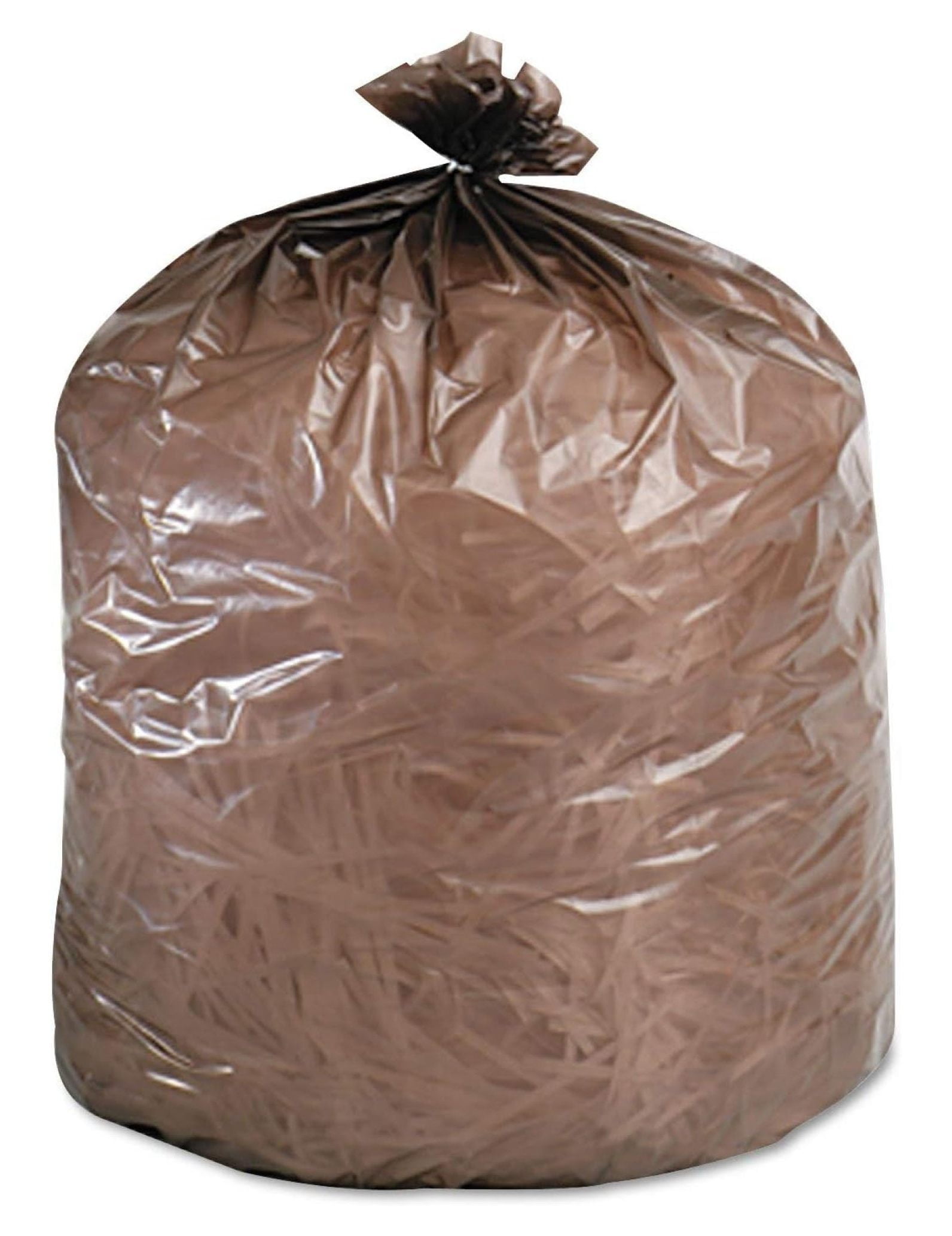 G3036B80 Eco-Degradable Plastic Trash Bag 20-30gal .8mil 30 x 36 Brown 60/Box