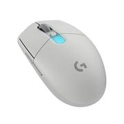 Logitech G305 X Superlight Wireless Gaming Mouse, Lightweight 59 g Rechargeable Mouse, HERO 44K Sensor, Bluetooth, White