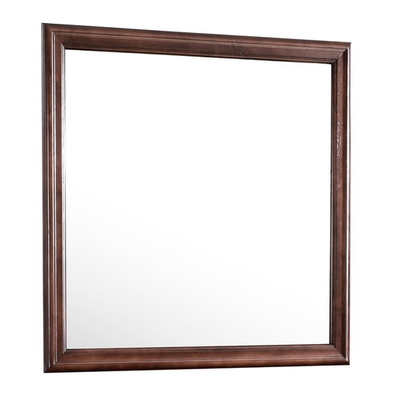 G3125-m Cappuccino Mirror, Beige Particle Board, 38 Inches X 1 Inch Inches, 23 Pounds Utility Room Mirror By Glory Furniture - In. Depth Width Height