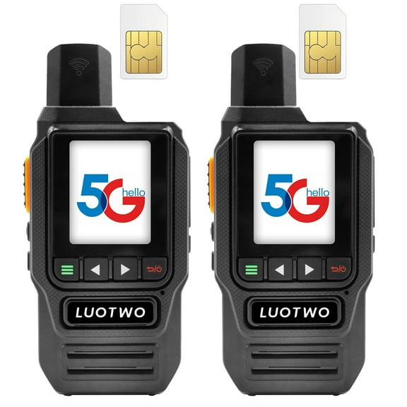 G3210 Global Walkie Talkie Unlimited Range 4G Walkie Talkie with SIM Cards Long Range Radio Type-C Rechargeable Handheld POC Two Way Radios