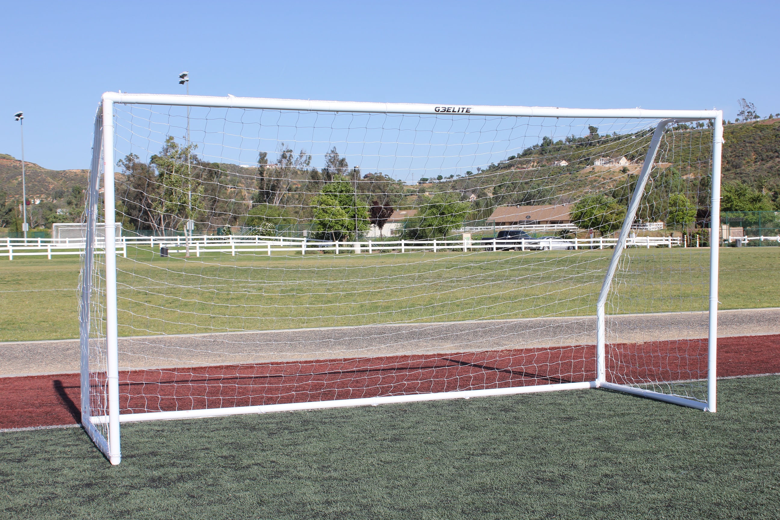 G3Elite Pro 12x6 Youth Regulation Soccer Goal, (2) 3.5mm Nets