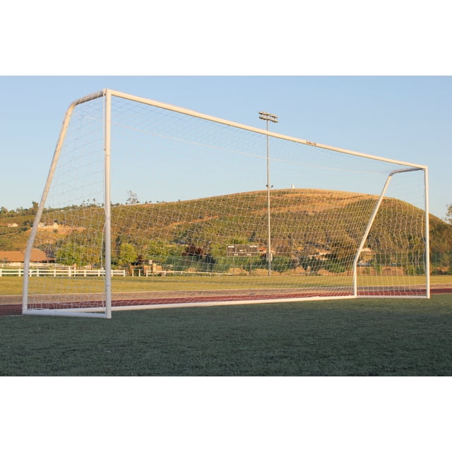G3Elite Pro 24x8 Regulation Soccer Goal, (2) 3.5mm Nets, Strongest