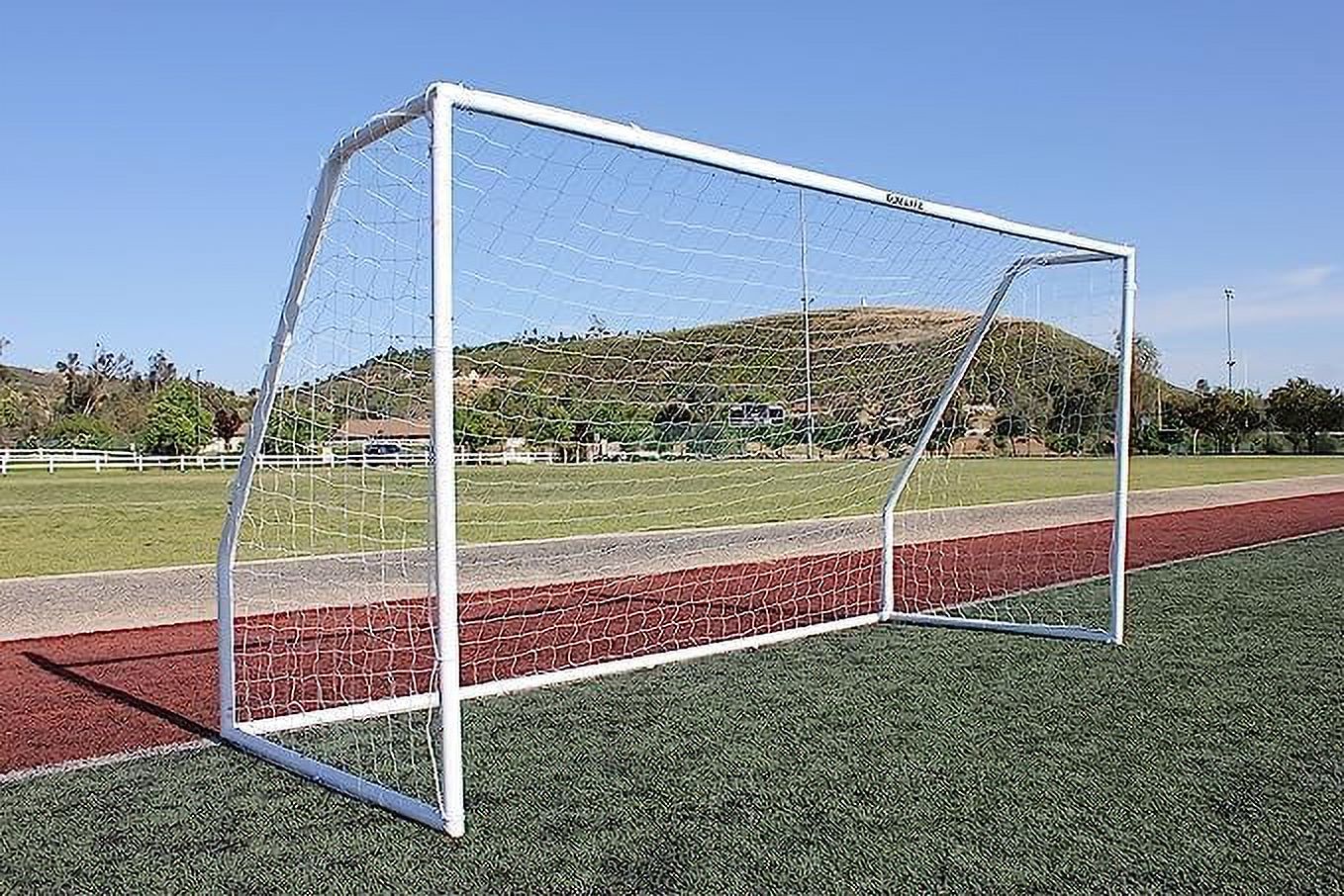 G3Elite Pro 6x4 Youth Regulation Soccer Goal, (2) 3.5mm Net, Strongest