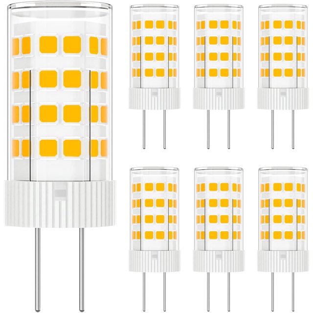 G4 LED Bulb 5W, AC/DC 12V, Warm White 3000K, 40W Halogen Replacement (6