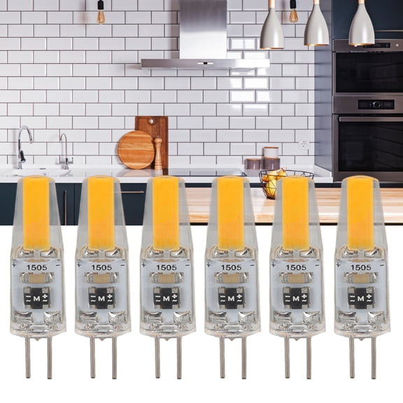 G4 LED Bulb G4 Bulb, 6Pcs Easy To Install Replacement Energy Saving Dimmable LED Bulb 120V for Kitchen for Bedroom