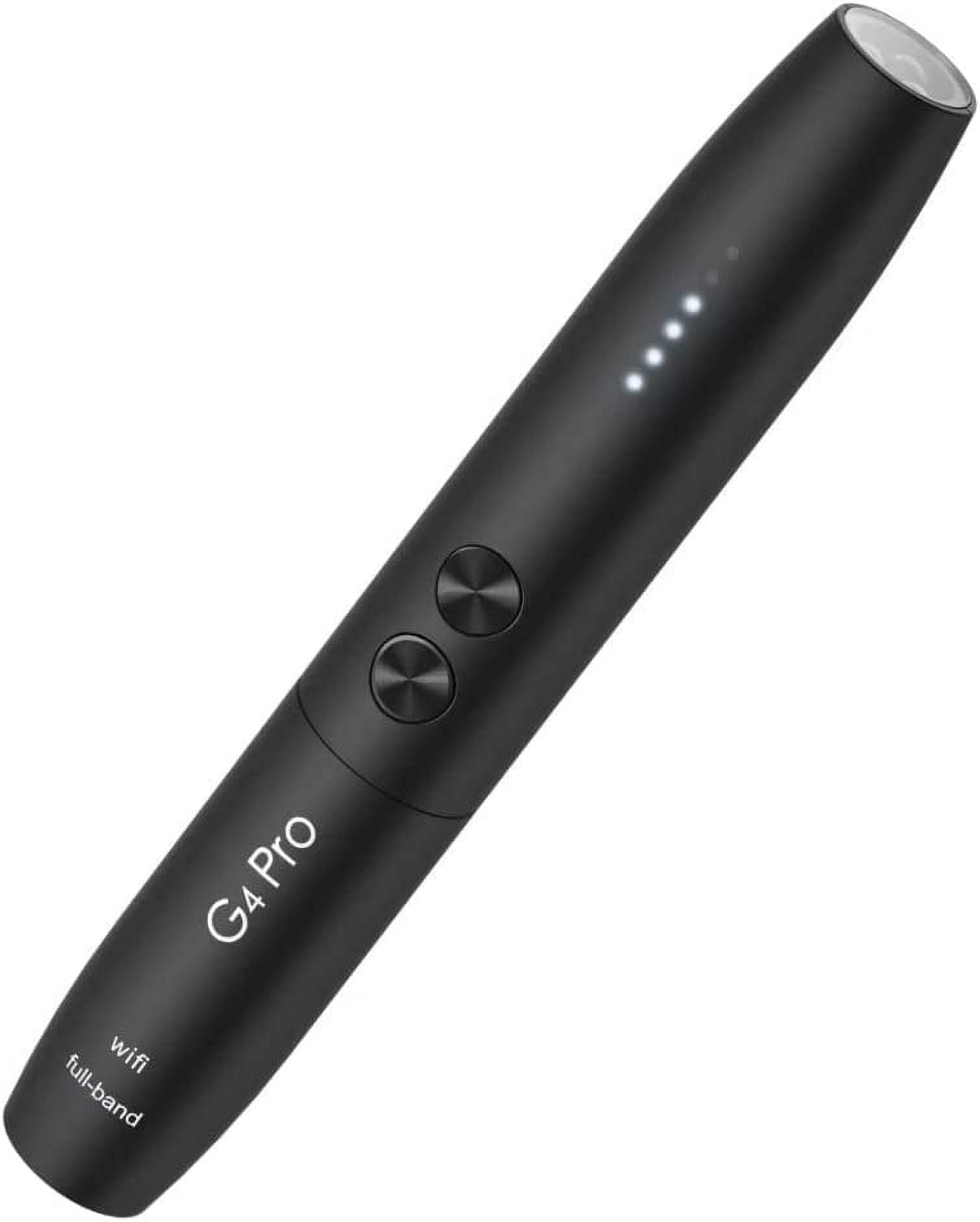 G4 Pro Anti Spy Detector for Wireless Audio Bug Camera, Bug Detector, Privacy Protector, 5 Level Sensitivity, 25H Working Time, Portable Pen Shape, Home Office
