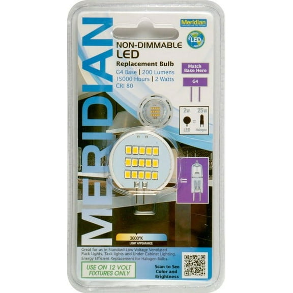 G4 Replacement Bulb Non Dimmable 12v LED