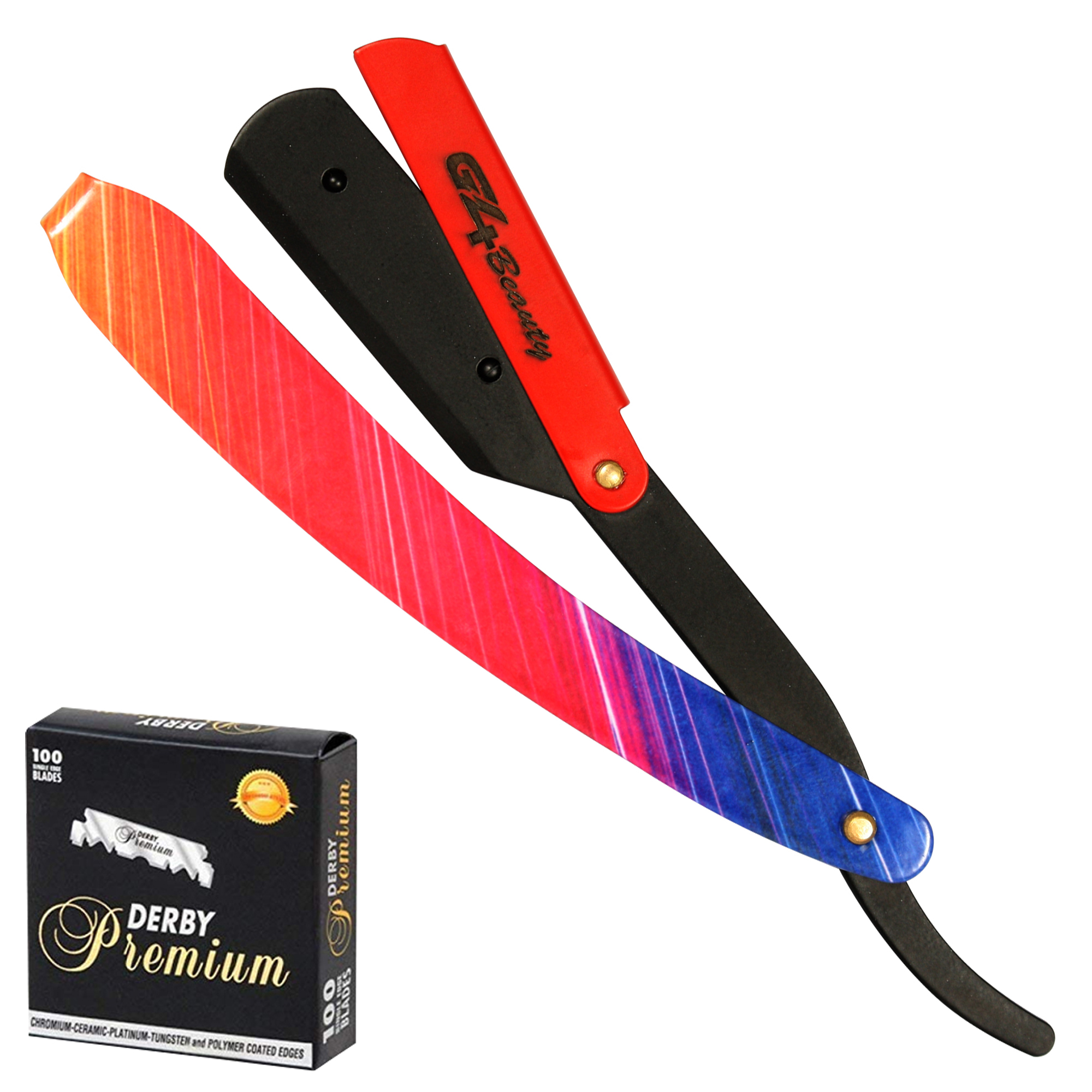 G4 Stainless Steel Straight Edge Barber Shaving Razor Blade for Close