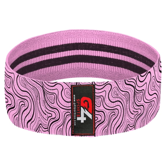 G4 VISION Hip Circle Exercise Resistance Bands for Legs and Butt, Home Gym Workout Booty Bands