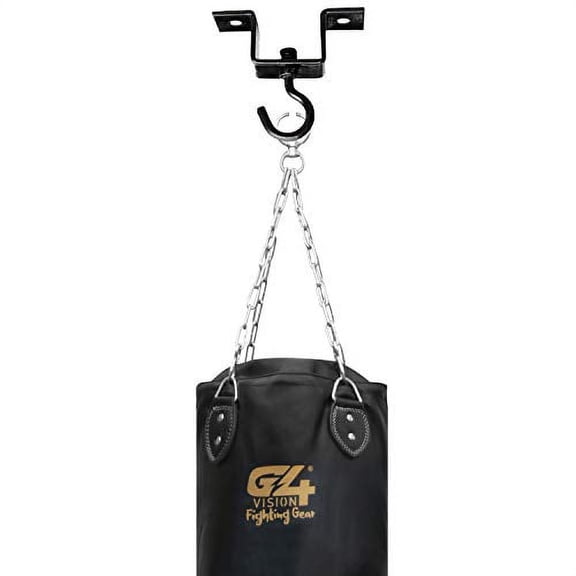 G4 VISION Professional Ceiling Hook Punch Bag Black, Stainless Steel Heavy Duty Hook for Hanging Punching Bags