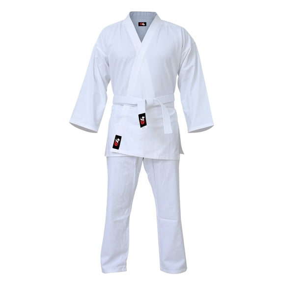 G4 Vision Karate Suit GI, Adjustable Lightweight Flexibility, Free White Belt, Athletic Uniform Set
