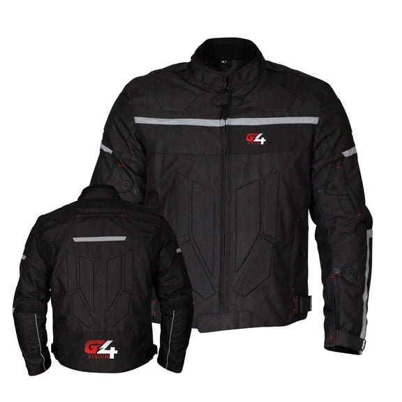 G4 Vision Motorcycle Jacket For Men Dual Motorbike Biker Riding Jacket Breathable CE Armored Water Proof Protective Air Vents