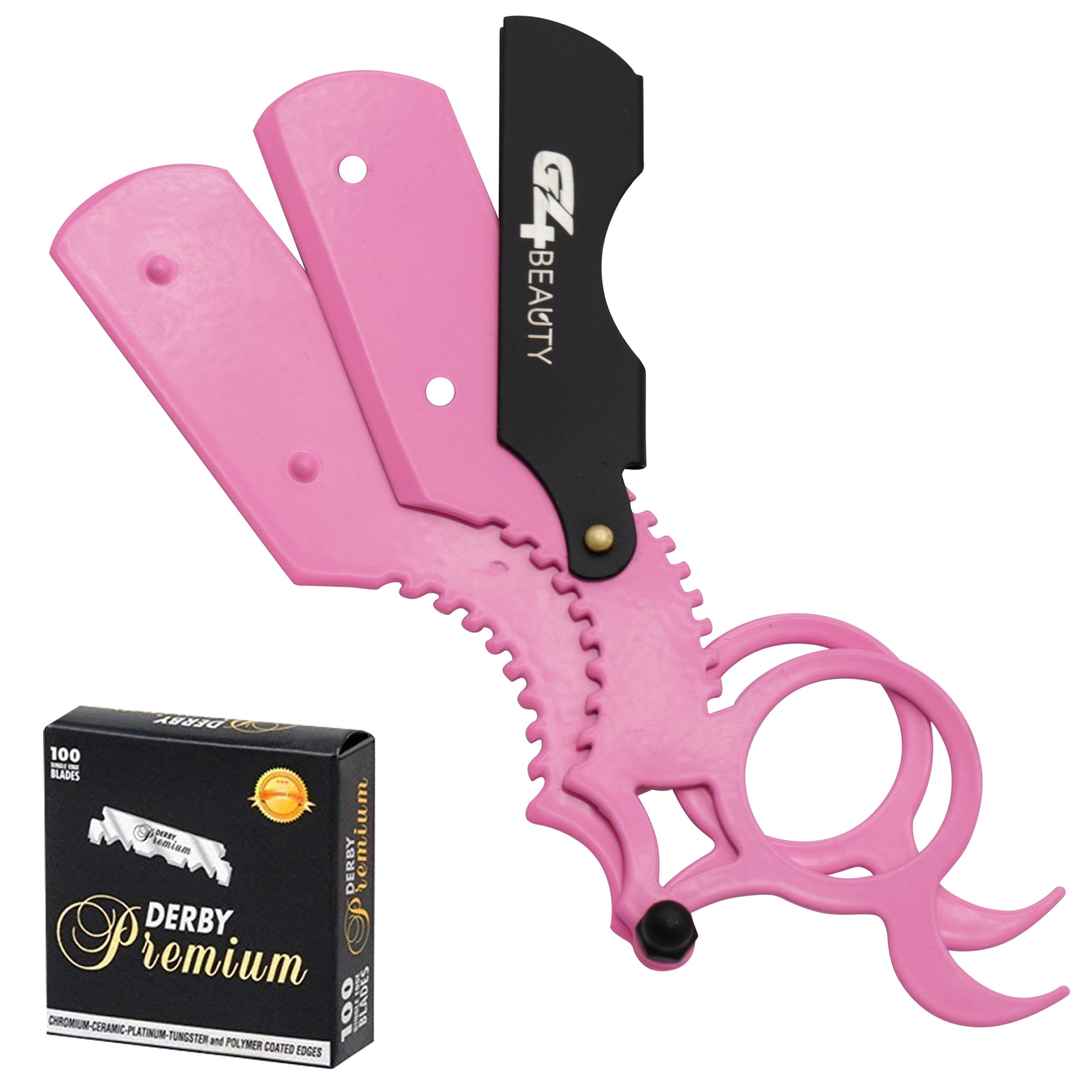 G4 Vision Universal Replaceable Half Blade Straight Razor with 100 ...