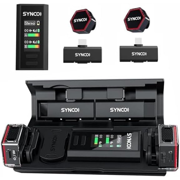 G4 Wireless Lavalier Microphone, 2.4G Dual Transmitter 200m Stable Range 48KHz 24Bit Lapel Mic 656FT 8H for Online Class Vlog Stream YouTube for Camera Smartphone Tablet$$Music