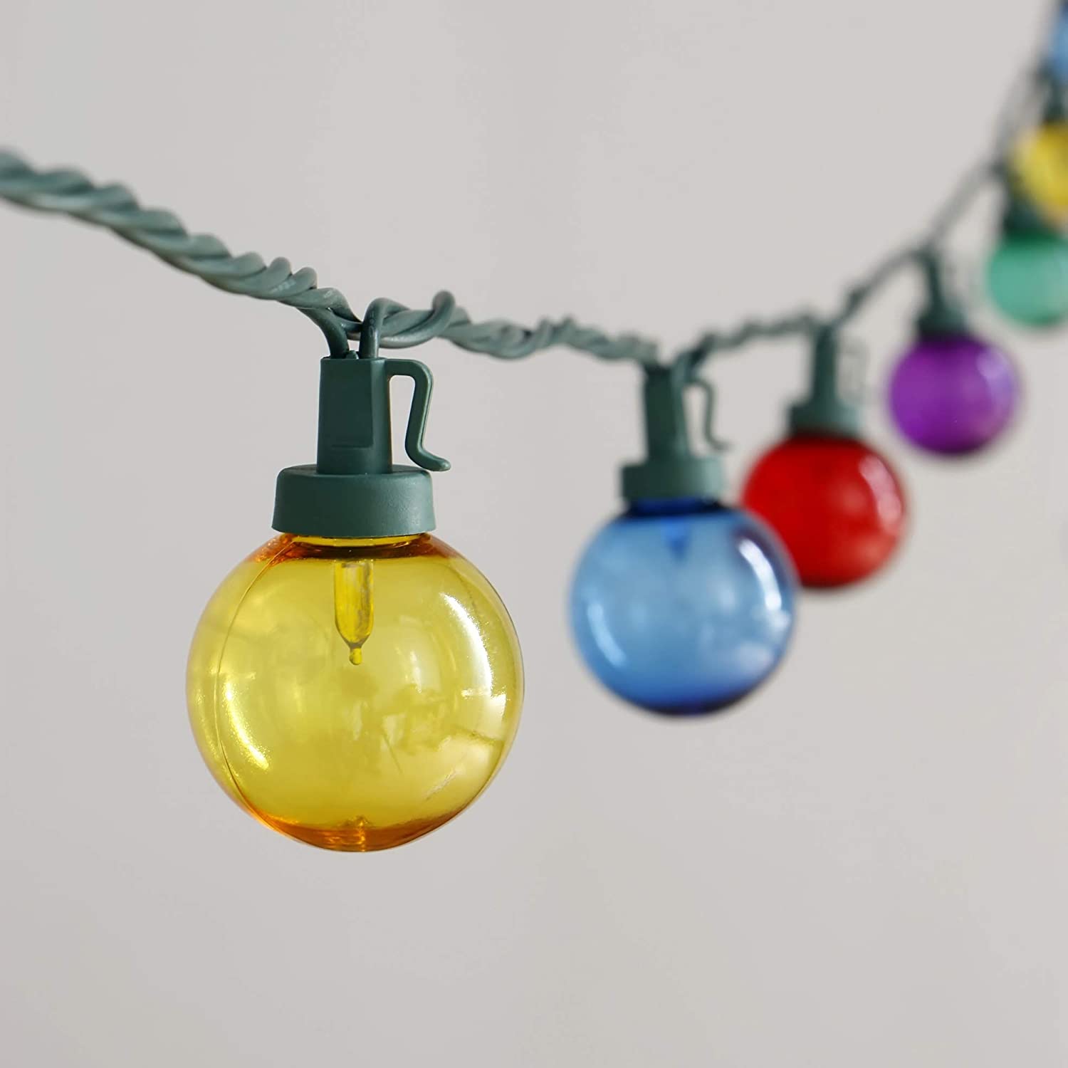 G40 Globe LED String Lights 50 LED Multi Colored Lights ( ) for