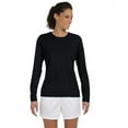 thumbnail image 1 of G424L Gildan Ladies Performance Long-Sleeve T-Shirt Black XS, 1 of 6