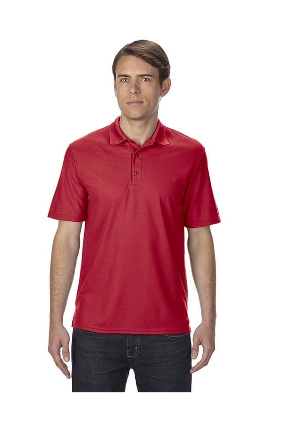 G458 Gildan Adult Performance Double Pique Polo Red 3XL